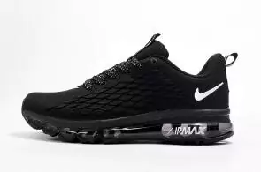 nike air max 2017 flyknit  hommes femmes vapormax black white fish scale